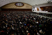 Pope Francis holds weekly audience, at the Vatican