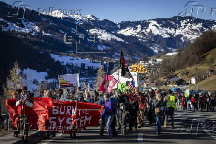 Anti World Economic Forum (WEF) protest