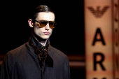 Emporio Armani Fall-Winter 2025/2026 menswear collection during Milan Fashion Week