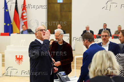 Brandenburg state parliament elects state premier in Potsdam