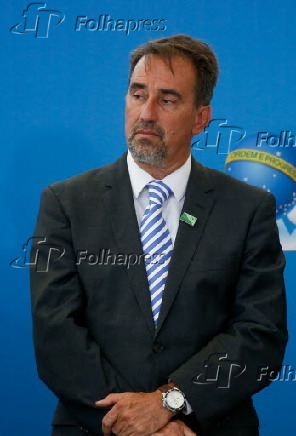 Gilberto Occhi em sua posse como presidente da Caixa Econmica