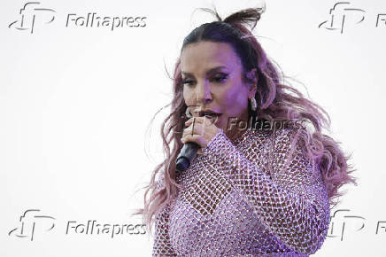 Show da cantora Ivete Sangalo no palco Mundo