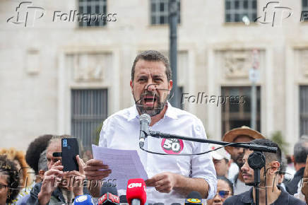 Entrevista coletiva de Guilherme Boulos