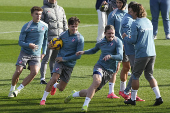 Entrenamiento del Atltico de Madrid