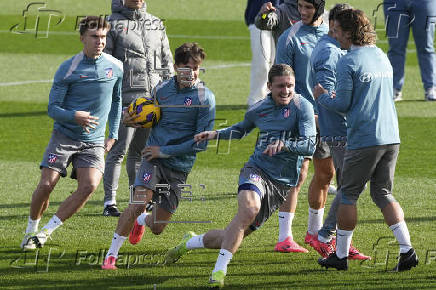 Entrenamiento del Atltico de Madrid