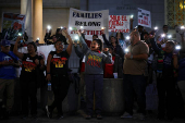 Demonstration against deportations, in Los Angeles