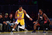 NBA: Miami Heat at Los Angeles Lakers