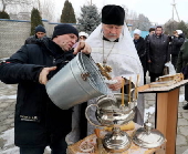 Epiphany celebration in Kyrgyzstan