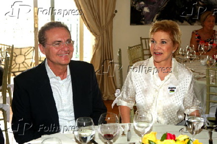 Marta Suplicy e o senador Renan Calheiros
