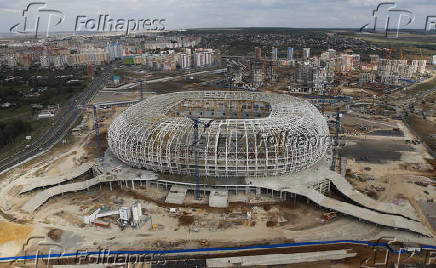 A view shows Mordovia Arena in Saransk