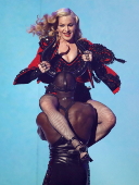 Madonna performs 