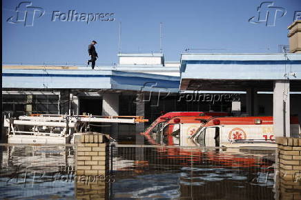  Bairro Mathias Velho inundada, em Canoas, regio metropolitana de Porto Alegre