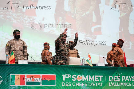 FILE PHOTO: Sahel junta leaders meet for a summit in Niamey