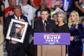 Republican presidential nominee and former U.S. President Donald Trump campaigns in Henderson