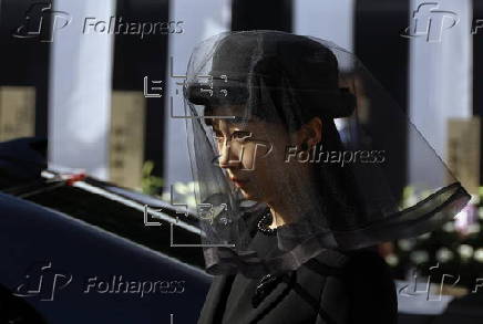 Funeral service for Japan's late Princess Mikasa, in Tokyo