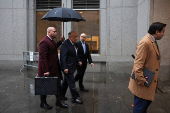 Former Trump lawyer and former New York City Mayor Giuliani arrives at U.S. Federal court, in New York