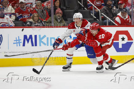 NHL: Montreal Canadiens at Detroit Red Wings