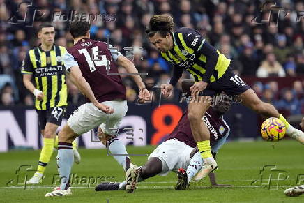 English Premier League - Aston Villa vs Manchester City