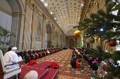 Audiencia de felicitacin de Navidad a la Curia romana