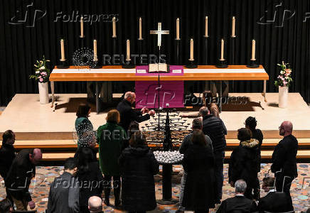 Memorial service in solidarity with the people of Magdeburg, at the Kaiser Wilhelm Memorial Church in Berlin