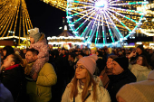 Christmas decorations in Bucharest