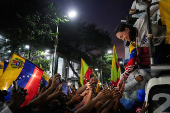 Venezuela's opposition presidential candidate Edmundo Gonzalez and opposition leader Maria Corina Machado campaign in Caracas