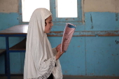 Afghan girls attend primary schools after summary holidays in Kandahar