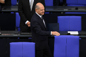 Germany's lower house of parliament, the Bundestag discusses the 2025 budget