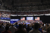 US Vice President Harris Campaigns in Madison, Wisconsin