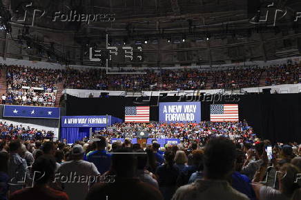 US Vice President Harris Campaigns in Madison, Wisconsin