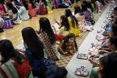 Diwali celebrations at Neasden Temple in London