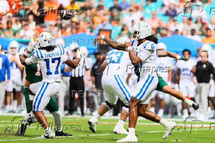 NCAA Football: Duke at Miami