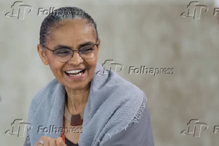 Marina Silva durante a cerimnia Nova Indstria Brasil