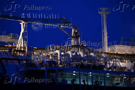 FILE PHOTO: Germany inaugurates Liquefied Natural Gas (LNG) terminal 'Deutsche Ostsee' in Lubmin