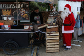 The Paris Notre-Dame Christmas market in Paris