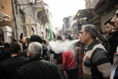 Protests erupt in Syria over Christmas tree burning