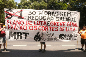 Manifestao contra a escola 6x1 em So Paulo