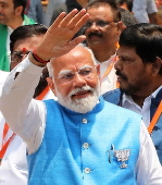 Prime Minister Narendra Modi filed his nomination papers for the general elections