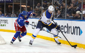 NHL: St. Louis Blues at New York Rangers