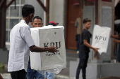 Logistics distribution for the regional government elections in Banda Aceh