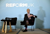 Britain's Reform UK party holds press conference in London