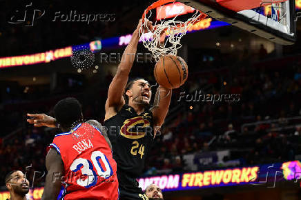 NBA: Philadelphia 76ers at Cleveland Cavaliers