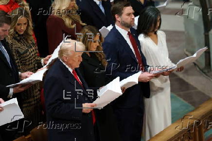 US President Trump attends National Prayer Service