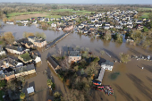 Storm Herminia hits western France