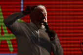 Lula discursa em evento do Sindicato dos Metalrgicos do ABC, em SBC