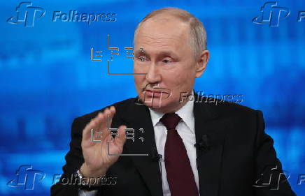 Folhapress - Fotos - Russian President Putin's Annual Press Conference ...