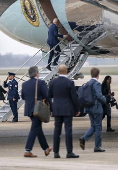 President Biden boards Air Force One en route to New York, in Prince Georges County