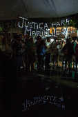 Ato em homenagem aos seis meses dos assassinatos de Marielle Franco (PSOL)