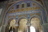 Interior do antigo palcio rabe Real Alczar de Sevilha