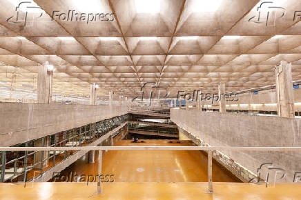 Interior da Faculdade de Arquitetura e Urbanismo da USP, em So Paulo
